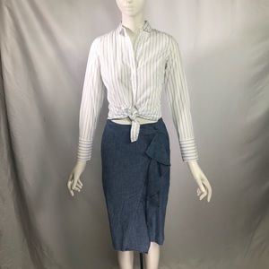 Banana Republic Striped Button Down Shirt